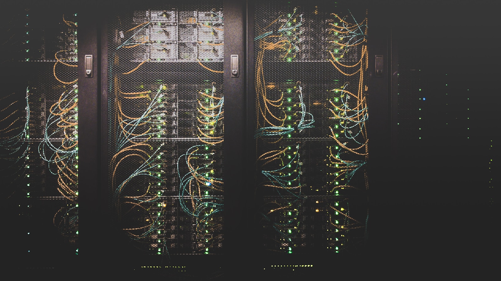 Server racks and network cabling
