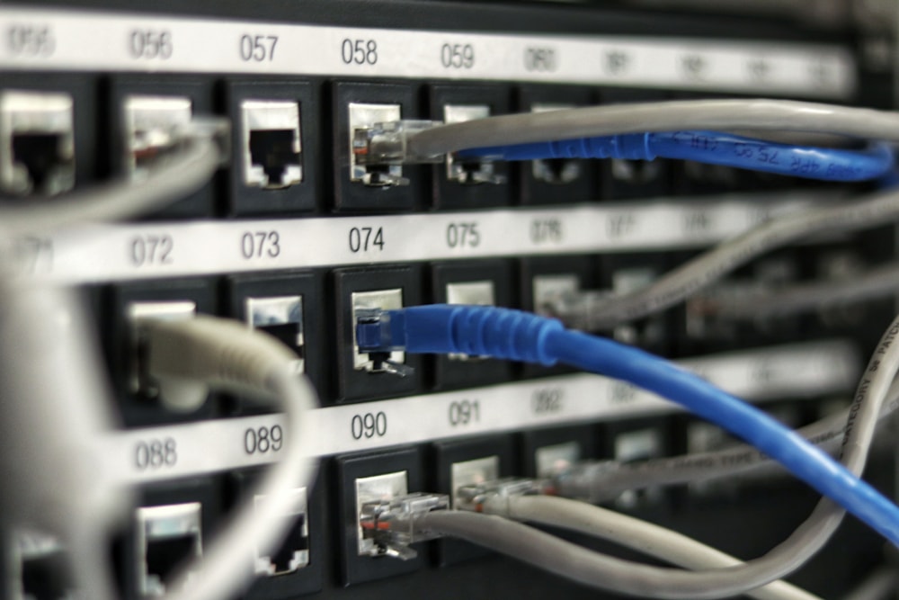 Network panel with Ethernet connections